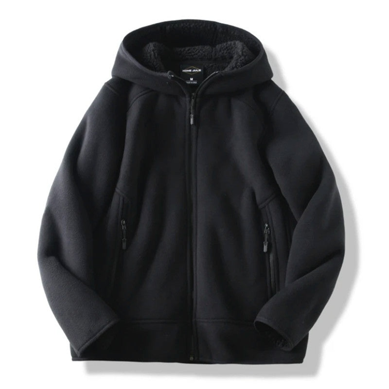 Fleeced Hoodie/Coat | zäh