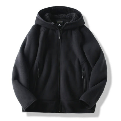 Fleeced Hoodie/Coat | zäh