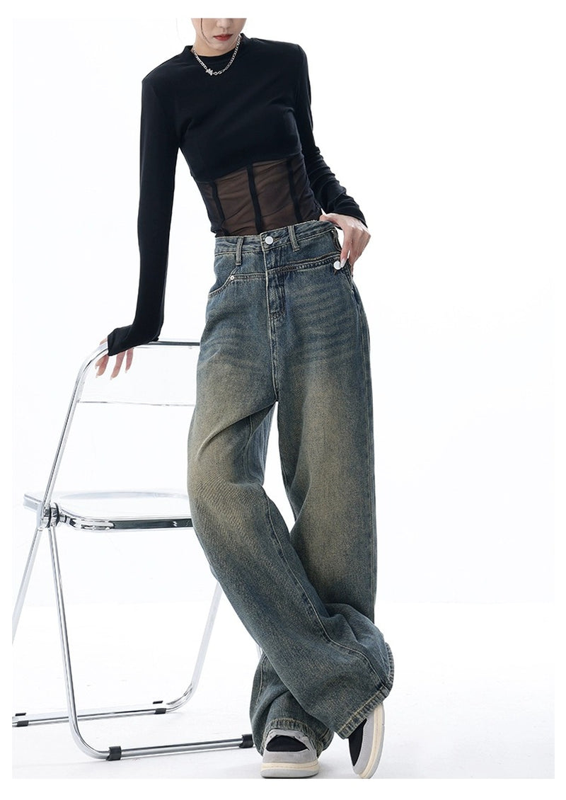 Wide Leg Retro Jeans for Women | zäh