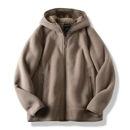 Fleeced Hoodie/Coat | zäh