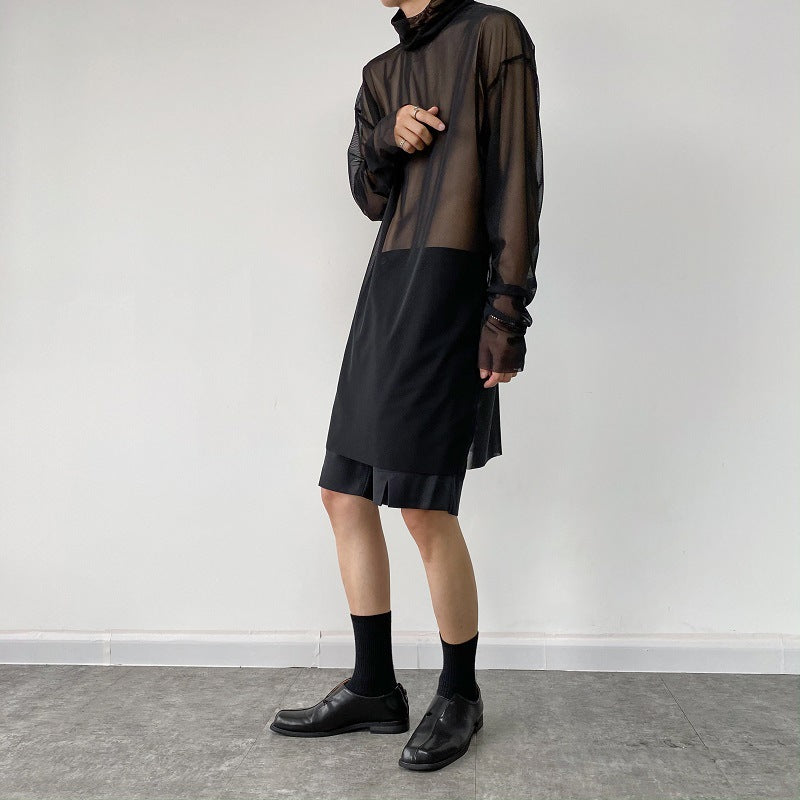 Men's Long-Sleeved Transparent Mesh | ZÄH