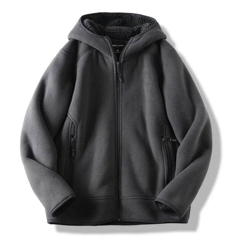 Fleeced Hoodie/Coat | zäh